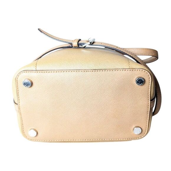 MICHAEL KORS Greenwich Saffiano Leather Bucket Satchel - Picture 6 of 9